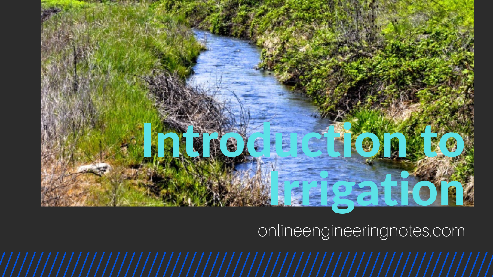 Introduction to Irrigation